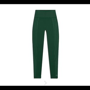 Ivy Park Circular Knit 3-Stripes Tights Dark Green